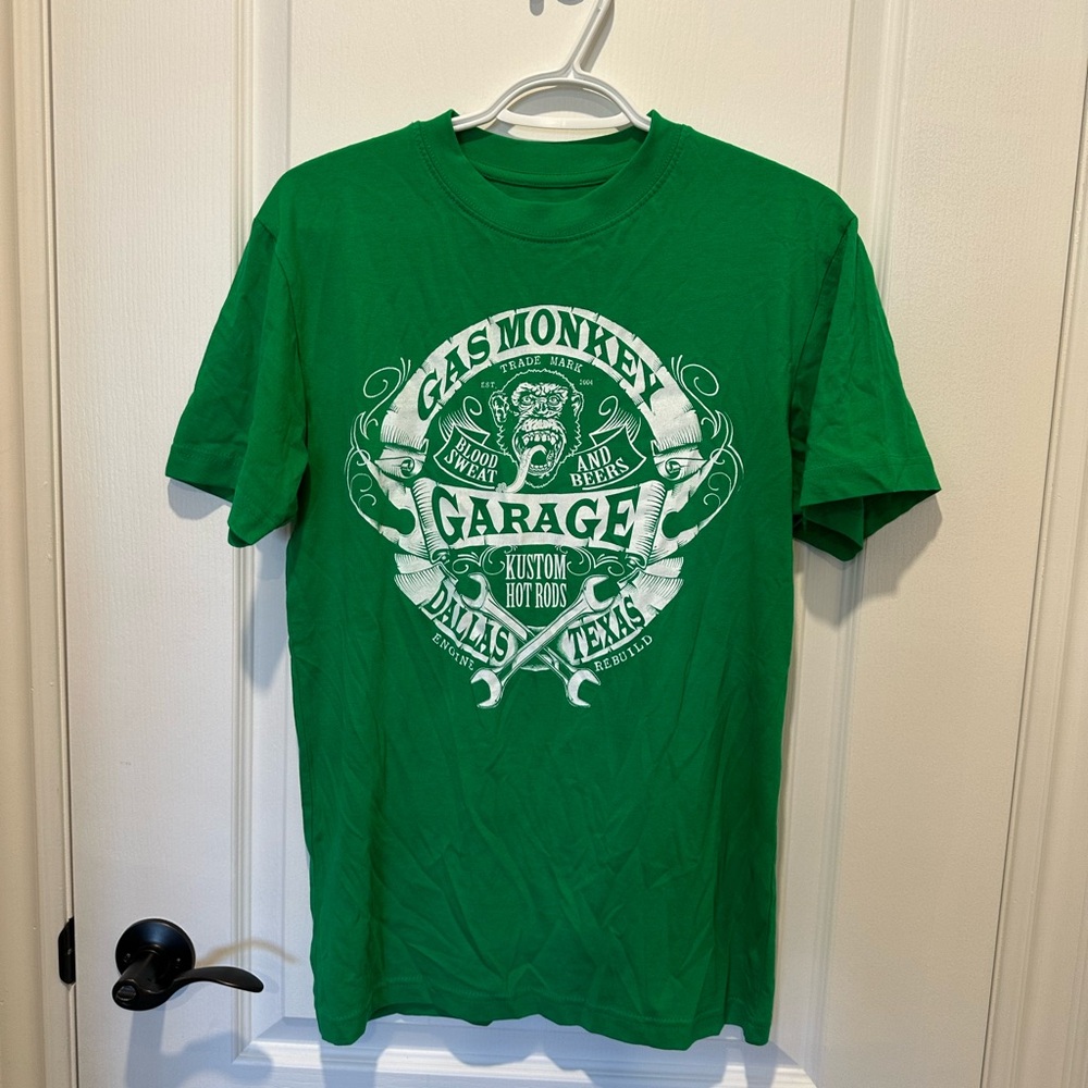 Gas Monkey Garage Green Short Sleeve Tee